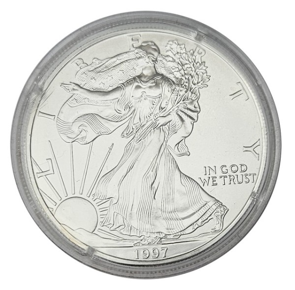 USA 1 Dollar 1 Oz Silber American Eagle 1997
