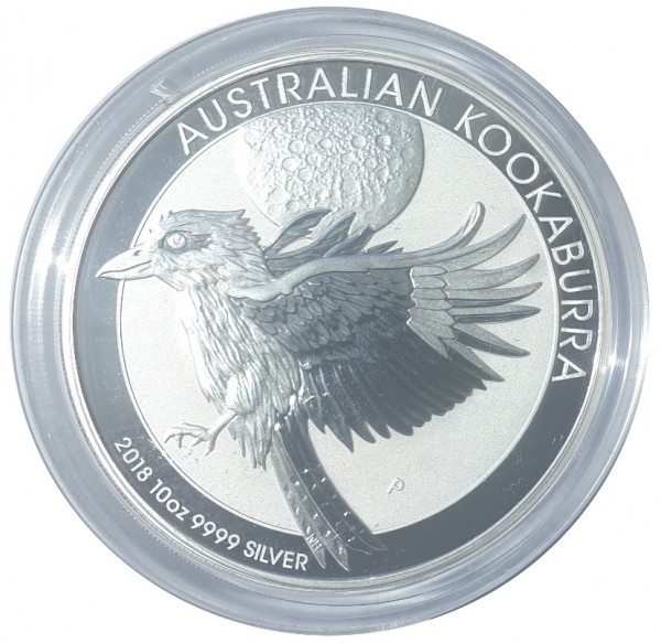 10 Oz Silber Kookaburra 2018 Australien 10 Dollars Anlage - Silbermünze