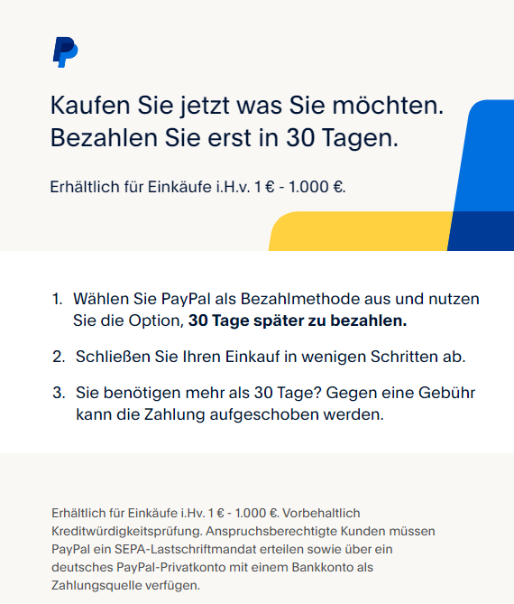 Paypal-30-Tage-spater-bezahlen