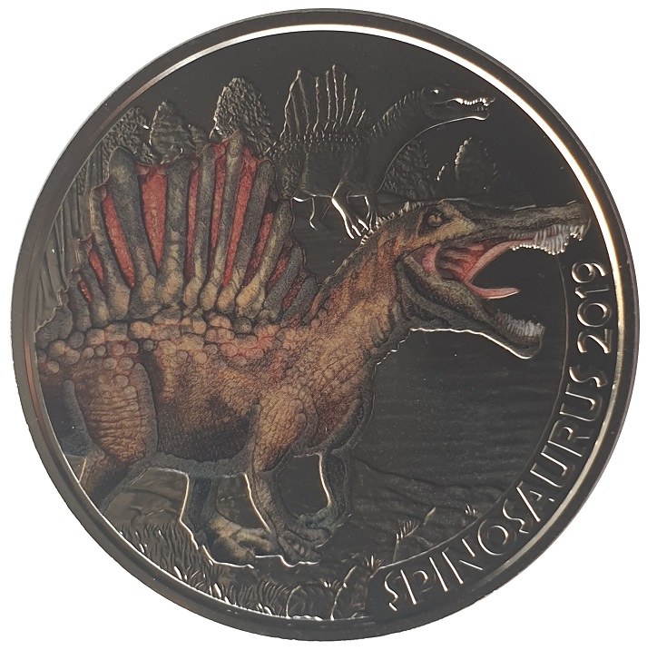 Osterreich-3-Euro-Spinosaurus-2019-Super-Saurier