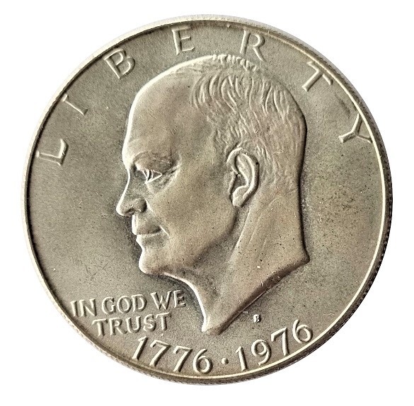 USA One Dollar Silber Eisenhower 1976 - 200 Jahre Unabhängigkeit S San Francisco