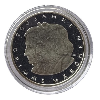 BRD: 10 Euro Silber Gedenkmünze 200 Jahre Grimms Märchen 2012 Spiegelglanz