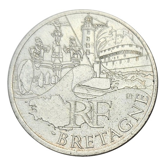 Frankreich 10 Euro Silber Bretagne 2011