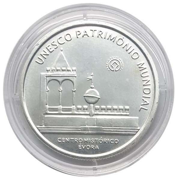5 Euro Silber 2004 Portugal Unesco Historische Altstadt Evora