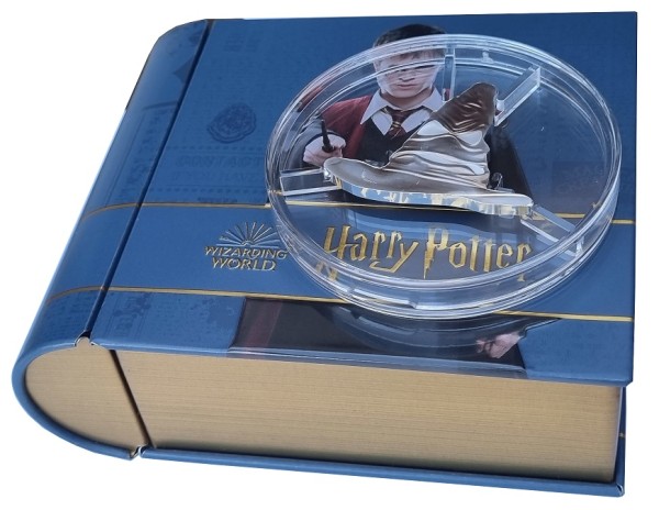 Frankreich 10 Euro Silber Sprechender Hut (Zauberhut) - Harry Potter 2022 Polierte Platte