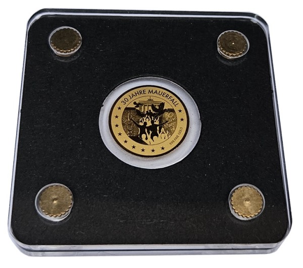 Tschad 3000 Francs 0,062 gr Gold - Mauerfall - Brandenburger Tor 2019 - Bullion Coins of the World