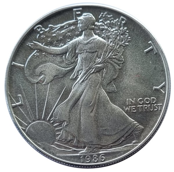 USA 1 Dollar 1 Oz Silber American Eagle 1986