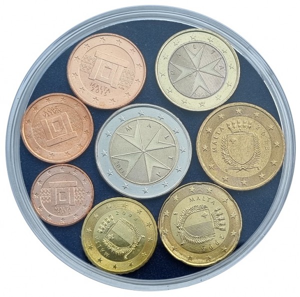 Malta 3,88 Euro Kursmünzensatz diverse Jahrgänge in Münzdose