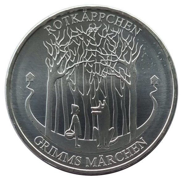20 Euro Silber Rotkäppchen (Grimms Märchen) 2016 Stempelglanz