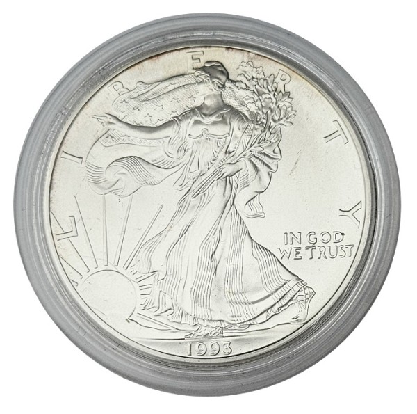 USA 1 Dollar 1 Oz Silber American Eagle 1993