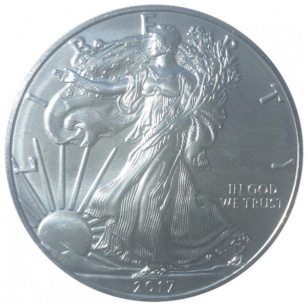 USA 1 Dollar 1 Oz Silber American Eagle 2017