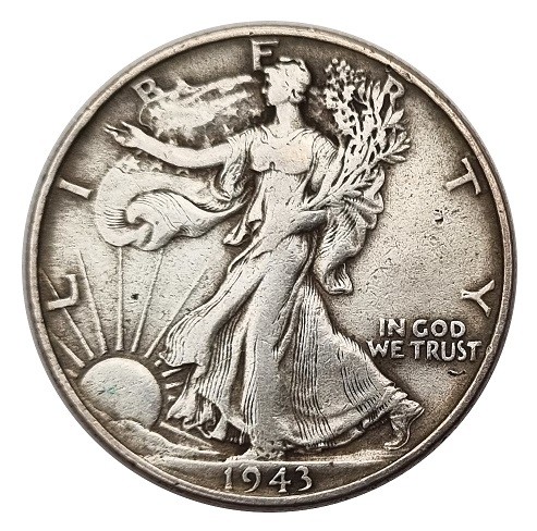 Half Dollar Walking Liberty Silber 1943 USA 12,5 gr 900/1000 Silber