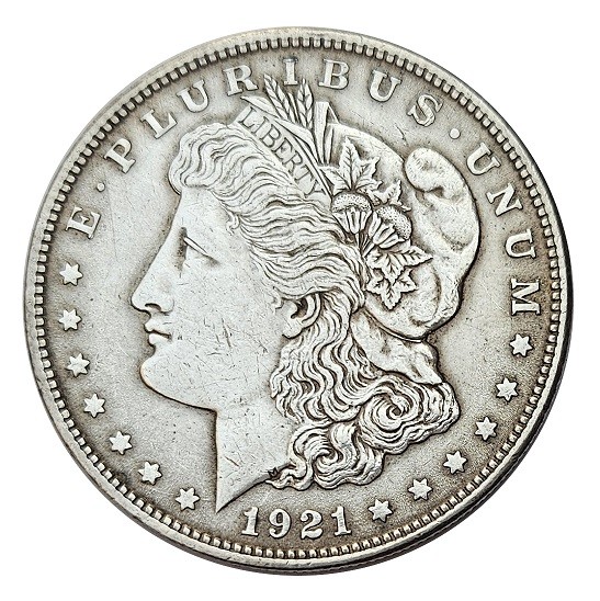 USA Morgan Dollar Silber 1921 - Philadelphia