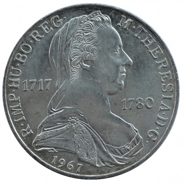 Österreich 25 Schilling Silbermünze Maria Theresia 1967