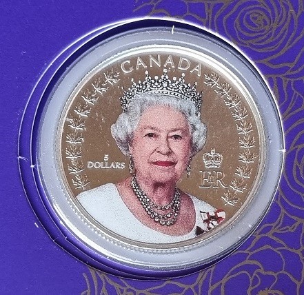 Kanada 5 Dollars Silbermünze *Ein Portrait von Königin Elisabeth II.* 2022 im Blister