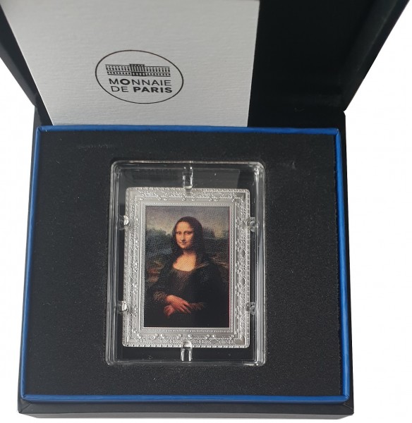 10 Euro Silber Mona Lisa Frankreich 2019 Proof Finish im Etui